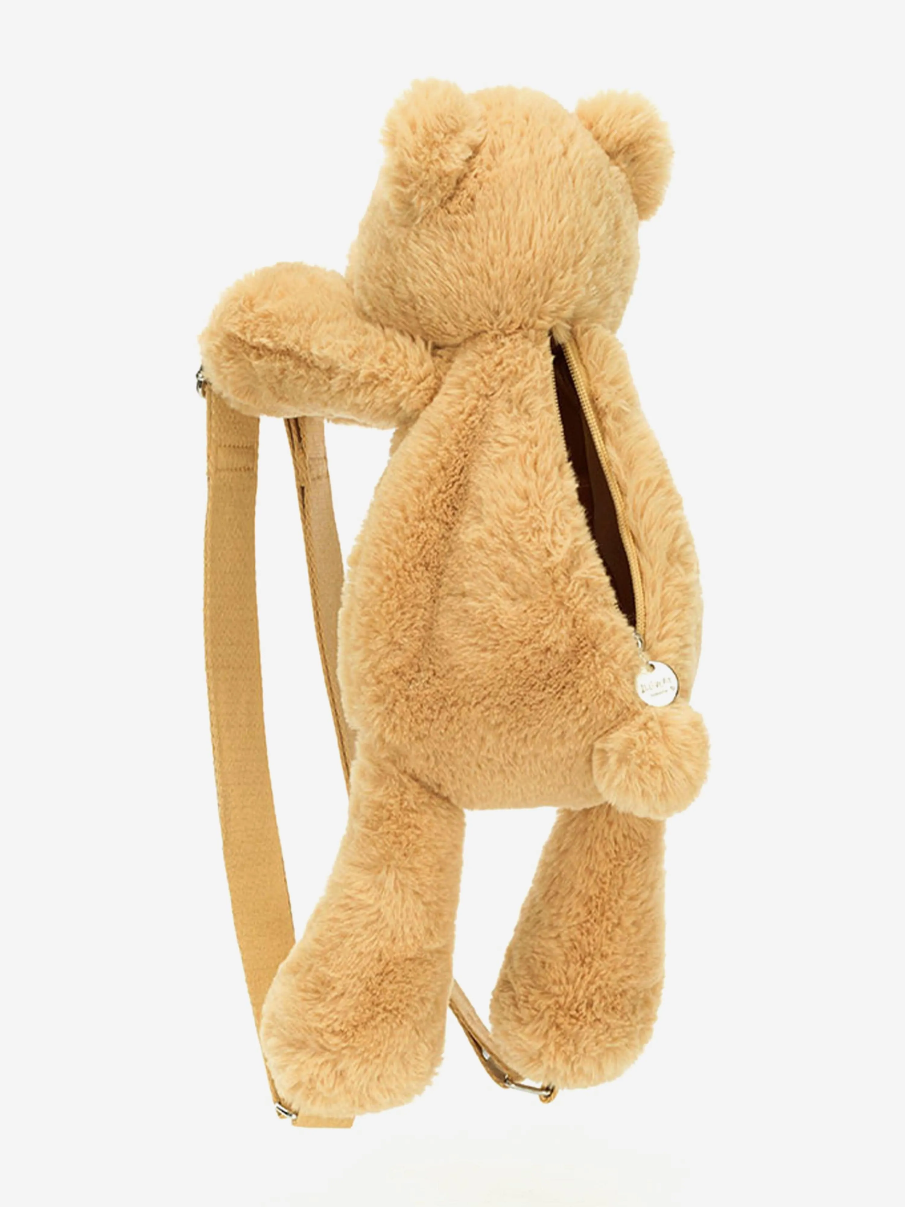 Smudge Bear Backpack in Beige (43cm)