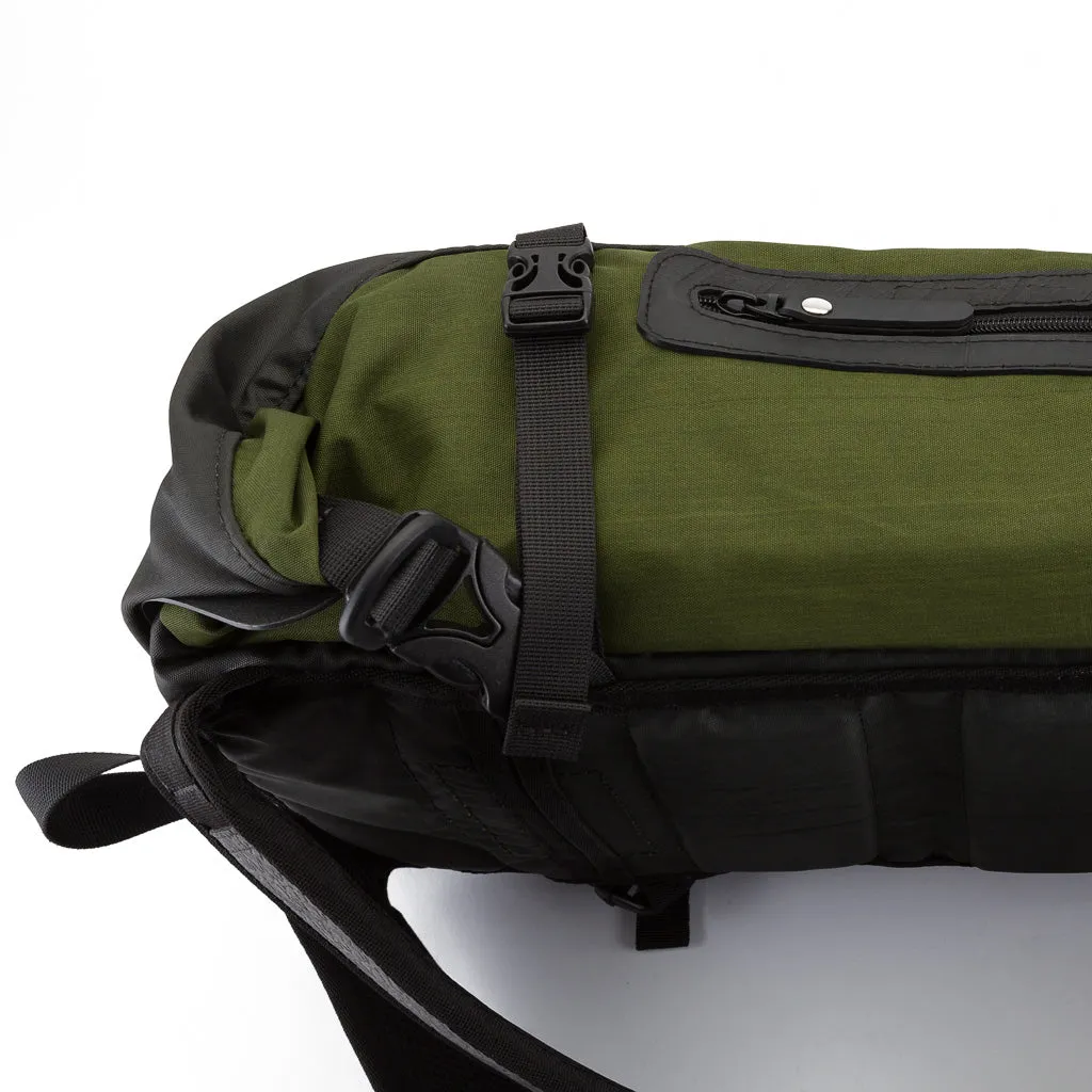 Soldier Water-Resistant Vegan Canvas & Inner Tube Laptop Backpack