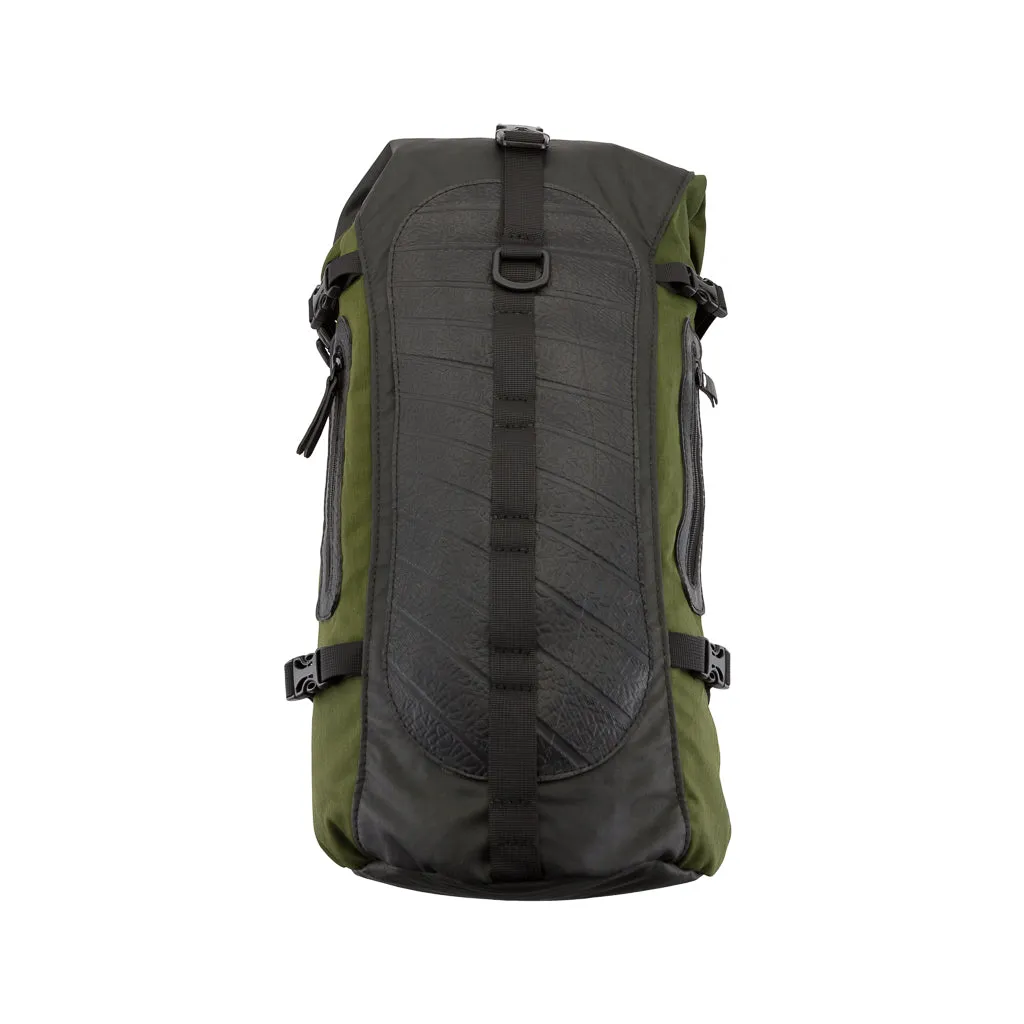 Soldier Water-Resistant Vegan Canvas & Inner Tube Laptop Backpack