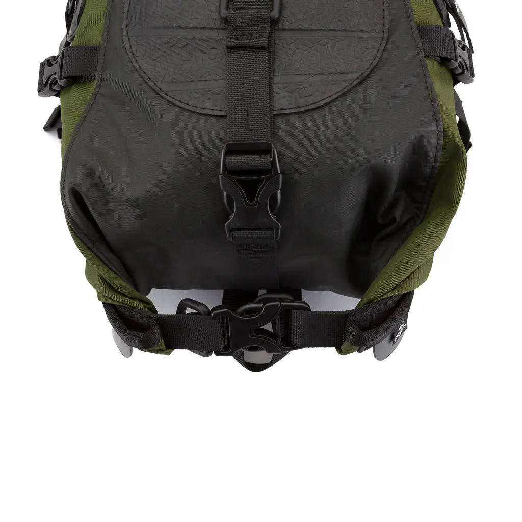 Soldier Water-Resistant Vegan Canvas & Inner Tube Laptop Backpack