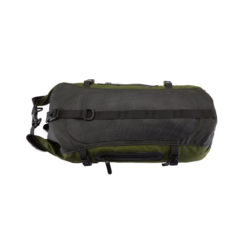 Soldier Water-Resistant Vegan Canvas & Inner Tube Laptop Backpack