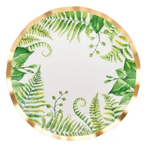 Sophistiplate Fern & Foliage Wavy Dinner Plates