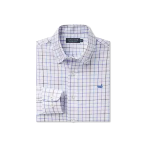 Southern Marsh Youth Chateau Windowpane Dress Shirt