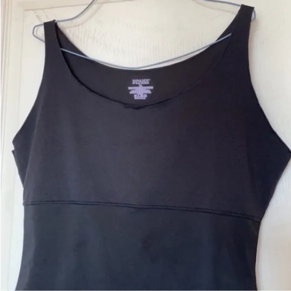 Spanx Bodysuit Shape Wear Thong Black Body Suit Lace Tank Bateau Prom Formal XL