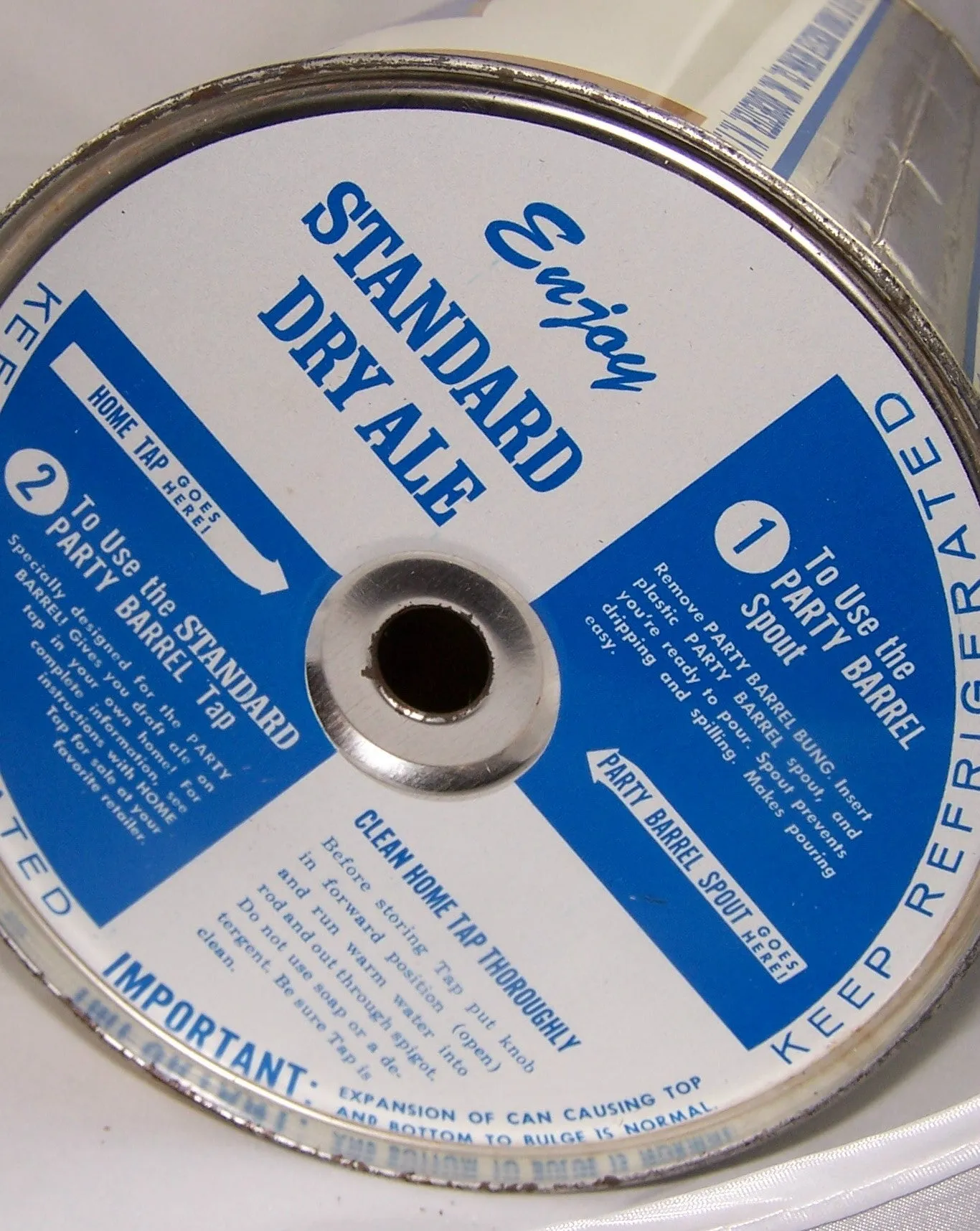 Standard Dry Ale Party Barrel, USBC 246-7, Grade A1 