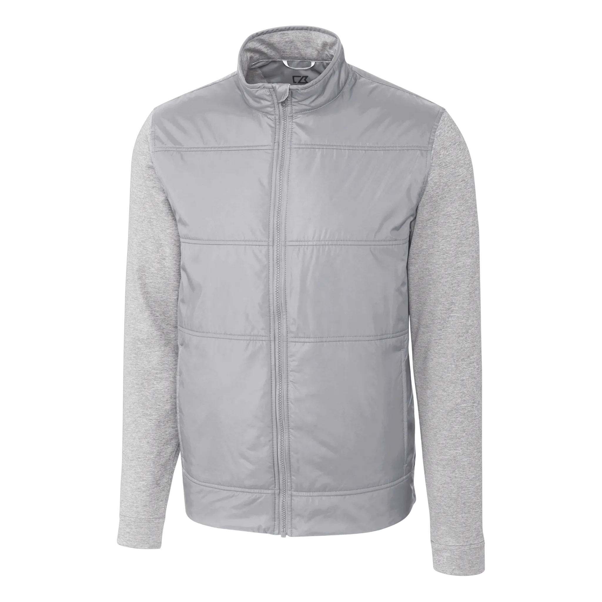 Stealth Hybrid Quilted Mens Full Zip Windbreaker Jacket