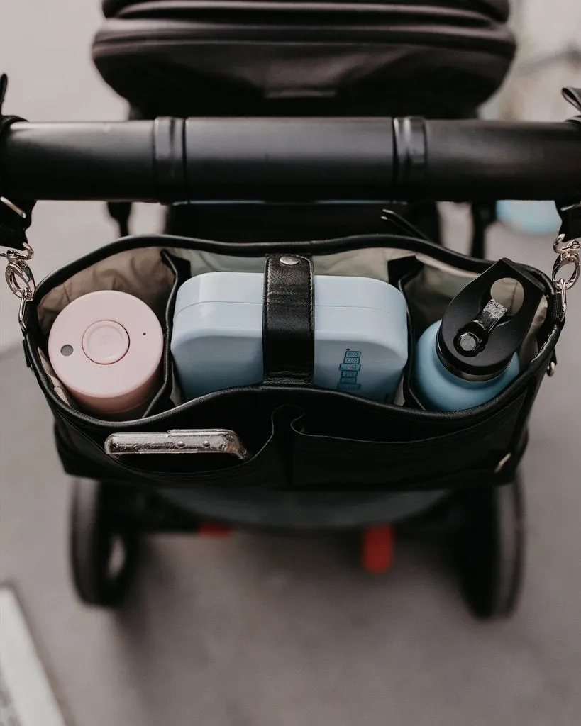 Stroller Organiser/Pram Caddy - Black