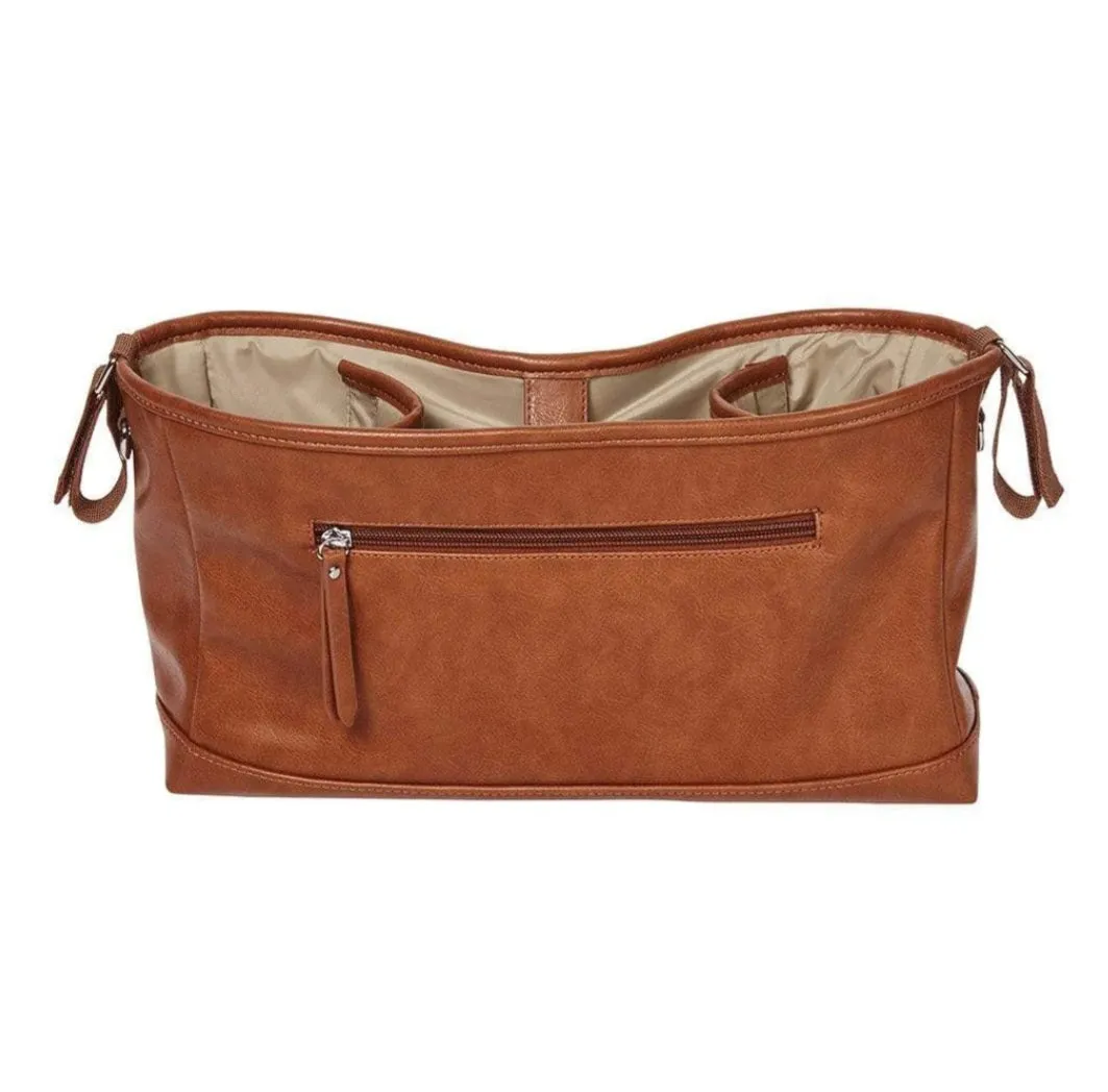 Stroller Organiser/Pram Caddy - Tan