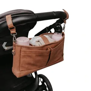 Stroller Organiser/Pram Caddy - Tan