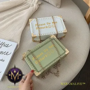 Studded Shoulder Bag Chic Chain Crossbody