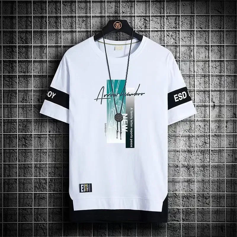 Summer Short Sleeve Print T Shirts For Men