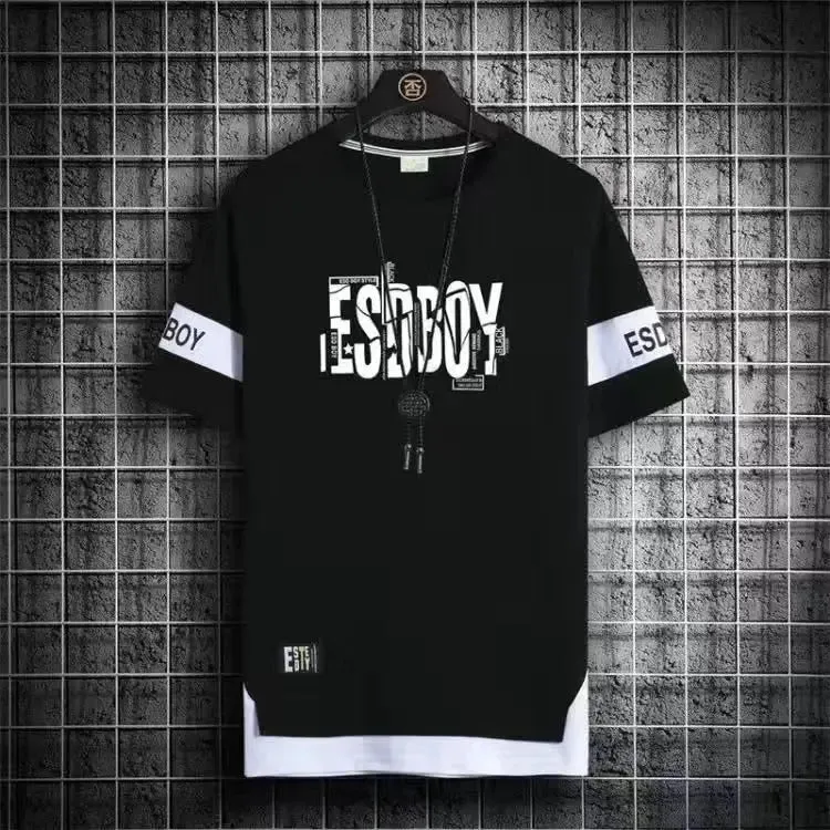 Summer Short Sleeve Print T Shirts For Men