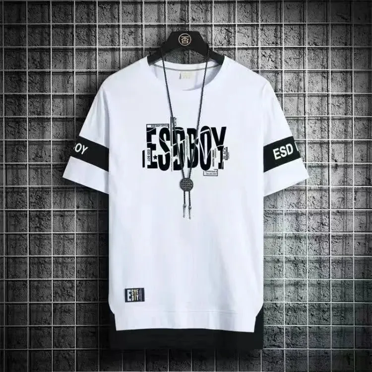 Summer Short Sleeve Print T Shirts For Men