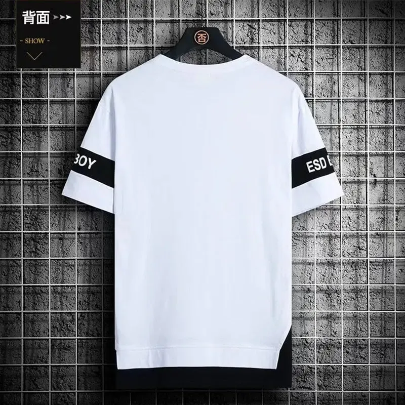 Summer Short Sleeve Print T Shirts For Men