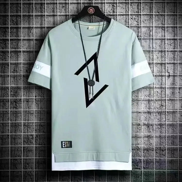 Summer Short Sleeve Print T Shirts For Men