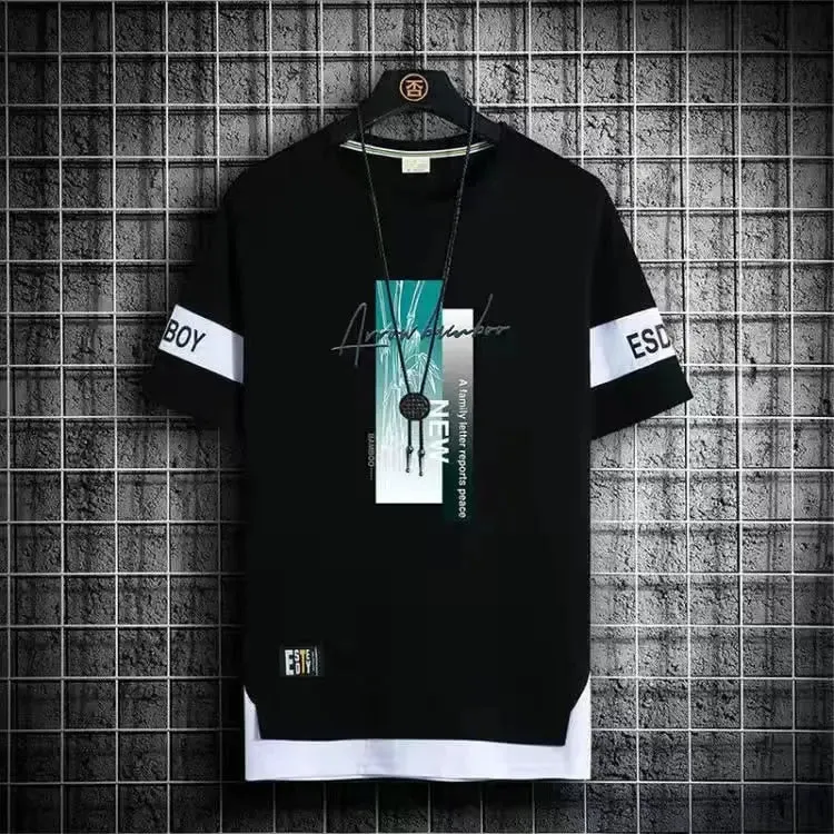 Summer Short Sleeve Print T Shirts For Men