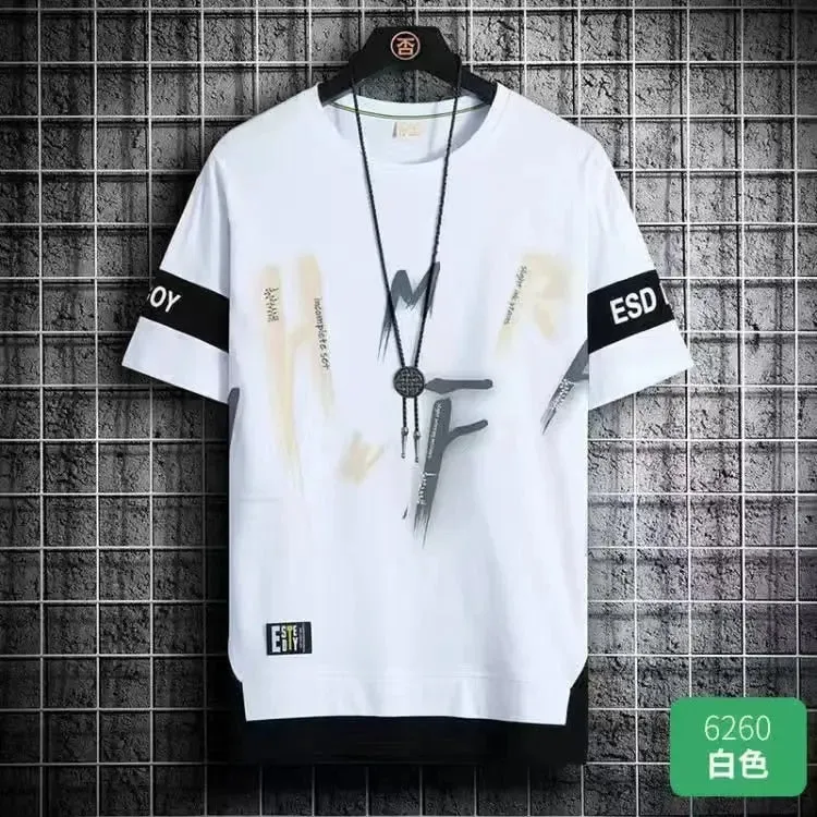 Summer Short Sleeve Print T Shirts For Men