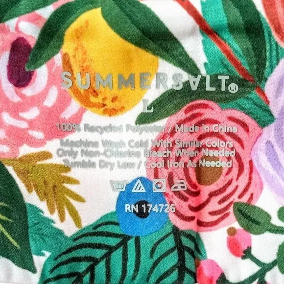 Summersalt Cloud 9 Garden Party Sleep Shirt Pajama Top