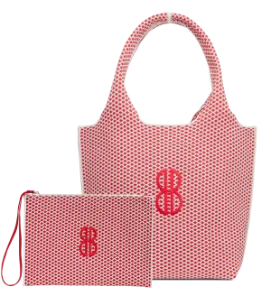 Sutton City Tote - Red Diamond - Medium