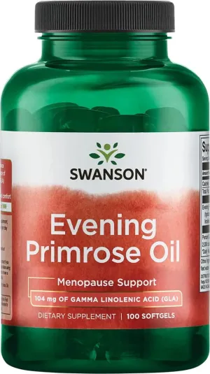Swanson Evening Primrose Oil (Omegatru) 1300 Milligrams 100 Sgels