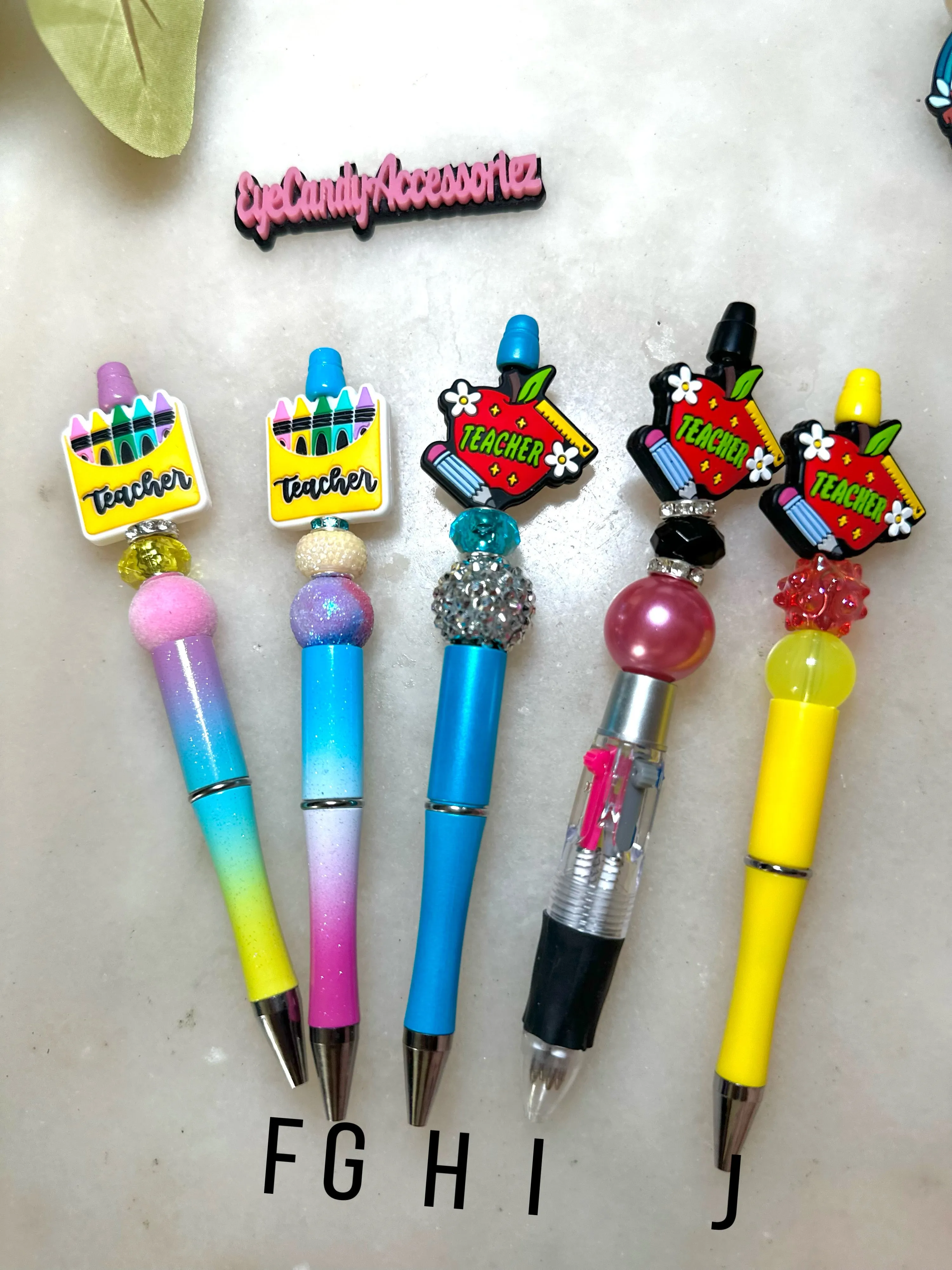 Teacher Beaded Pens