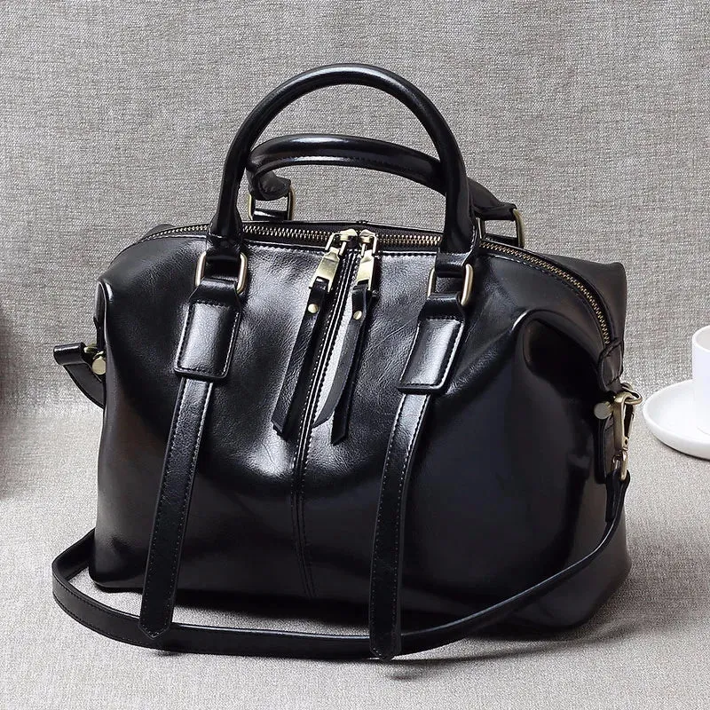 The Elegance Genuine Leather Handbag