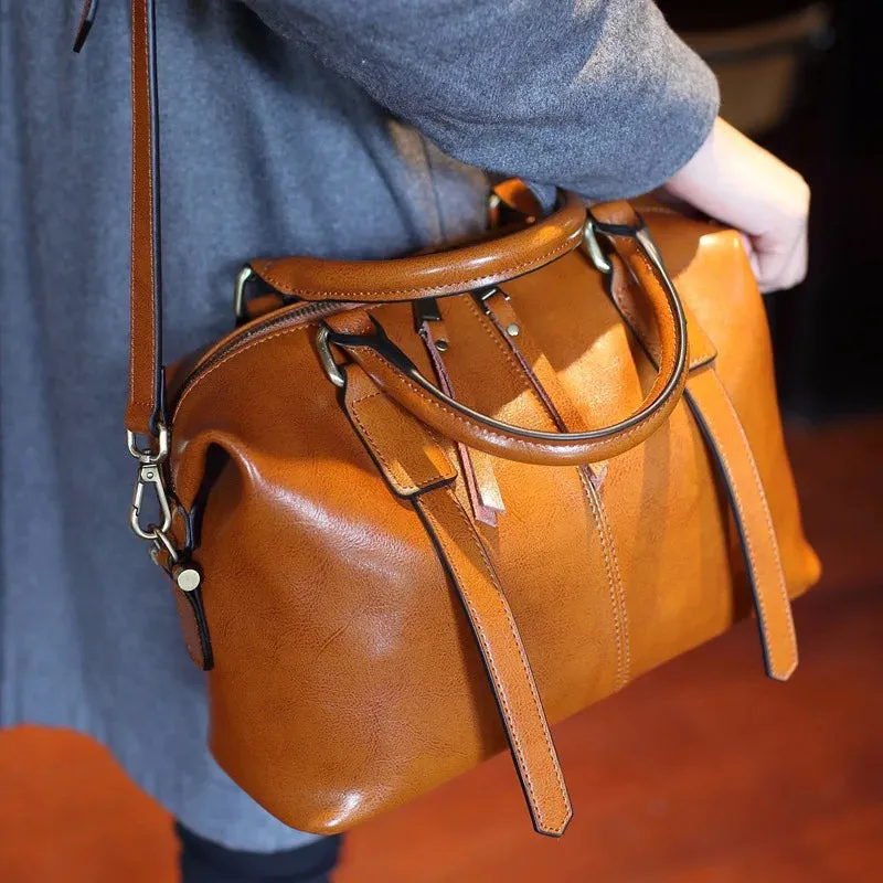 The Elegance Genuine Leather Handbag