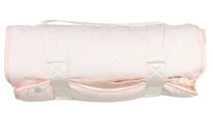 The Nap Mat Peachy Pink Gingham by Apple of My Isla
