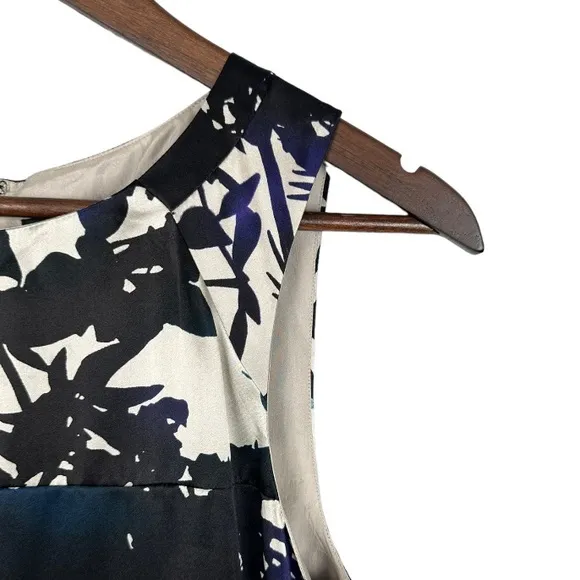 Theory Cannelia Sleeveless Dress Floral Size 2