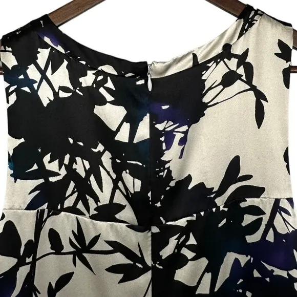 Theory Cannelia Sleeveless Dress Floral Size 2