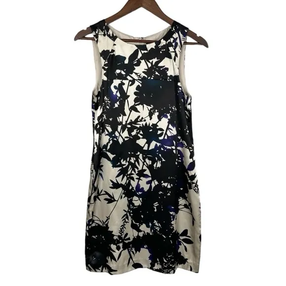 Theory Cannelia Sleeveless Dress Floral Size 2