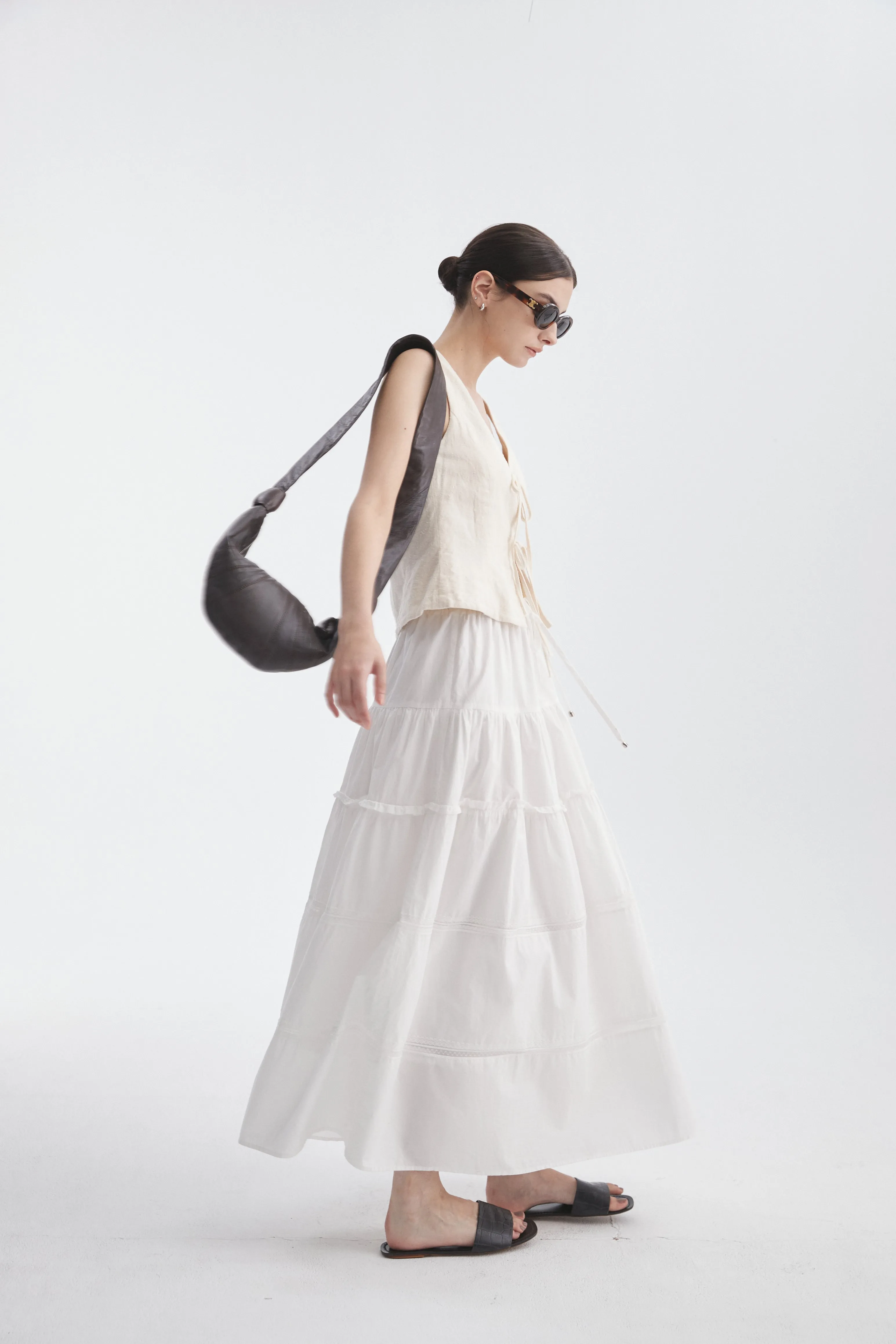 Tiered Maxi Skirt