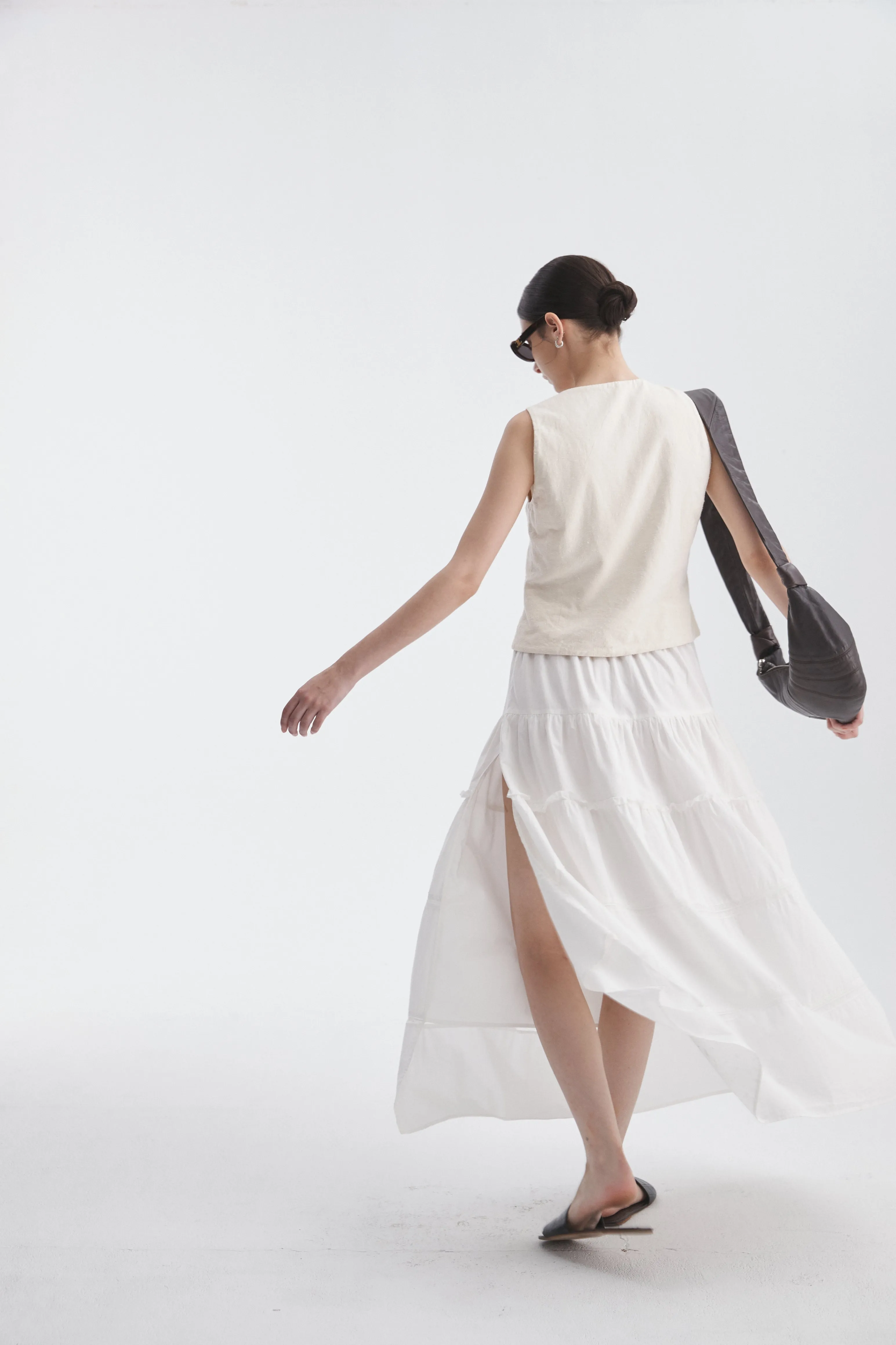 Tiered Maxi Skirt