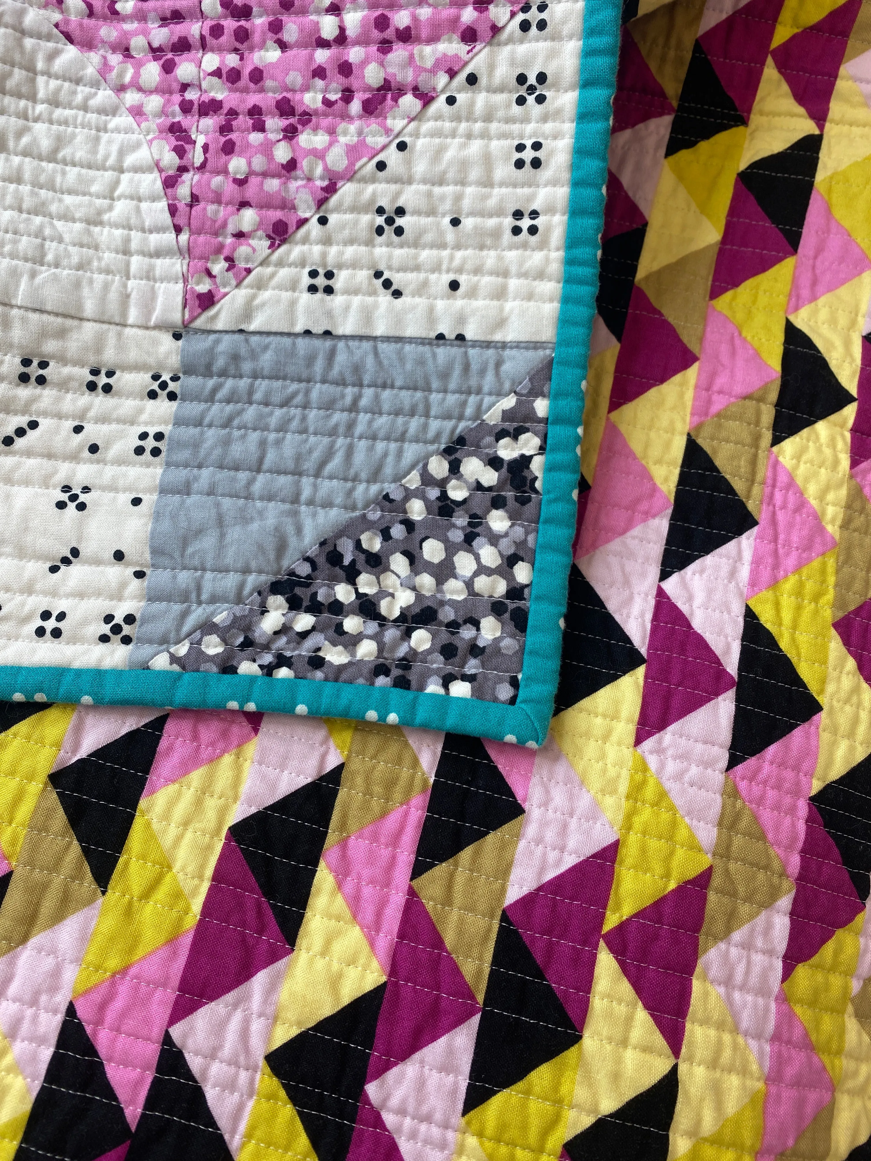 Tilt-a-Whirl {Handmade Quilt by Amy Ellis}