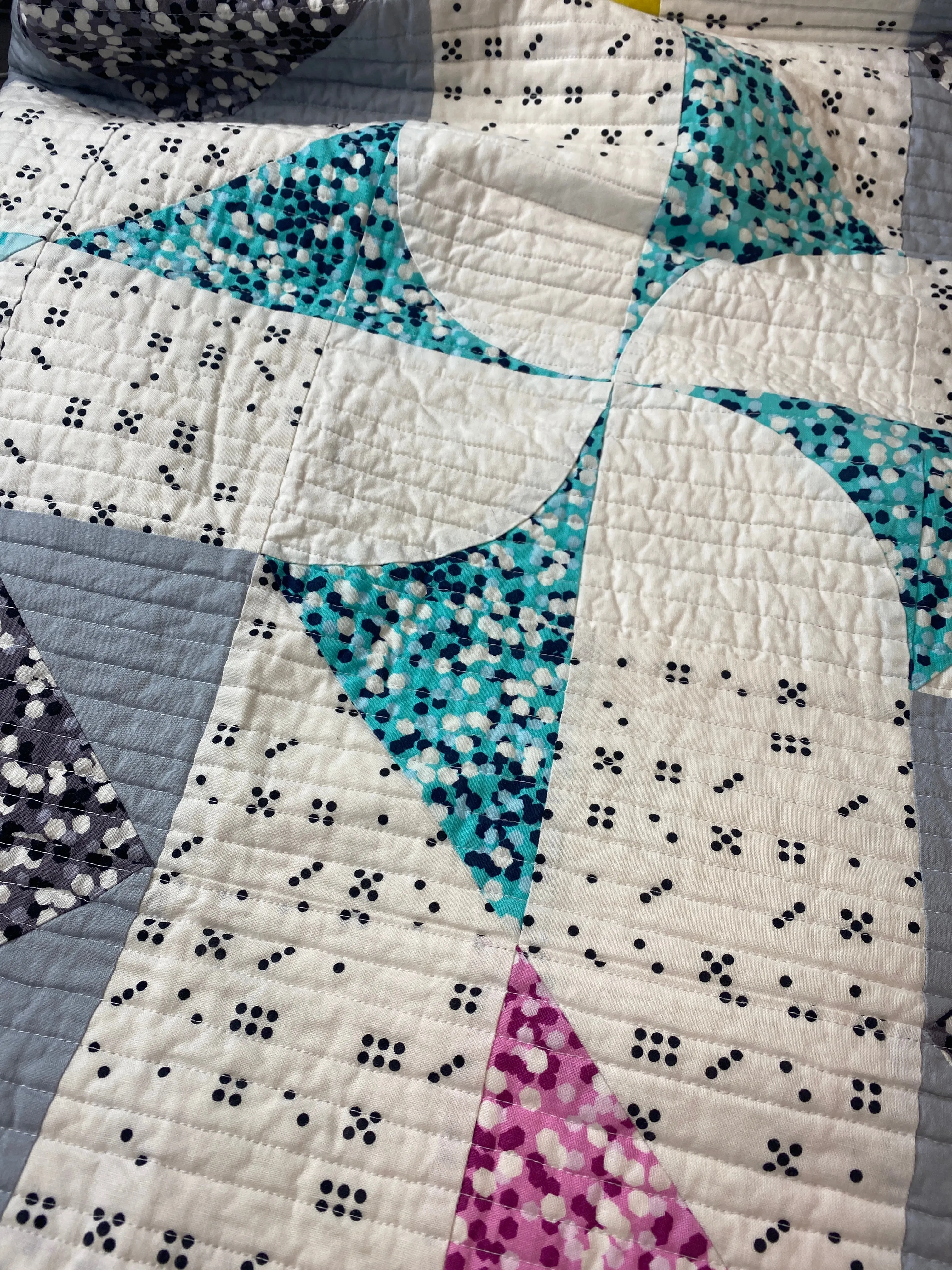 Tilt-a-Whirl {Handmade Quilt by Amy Ellis}