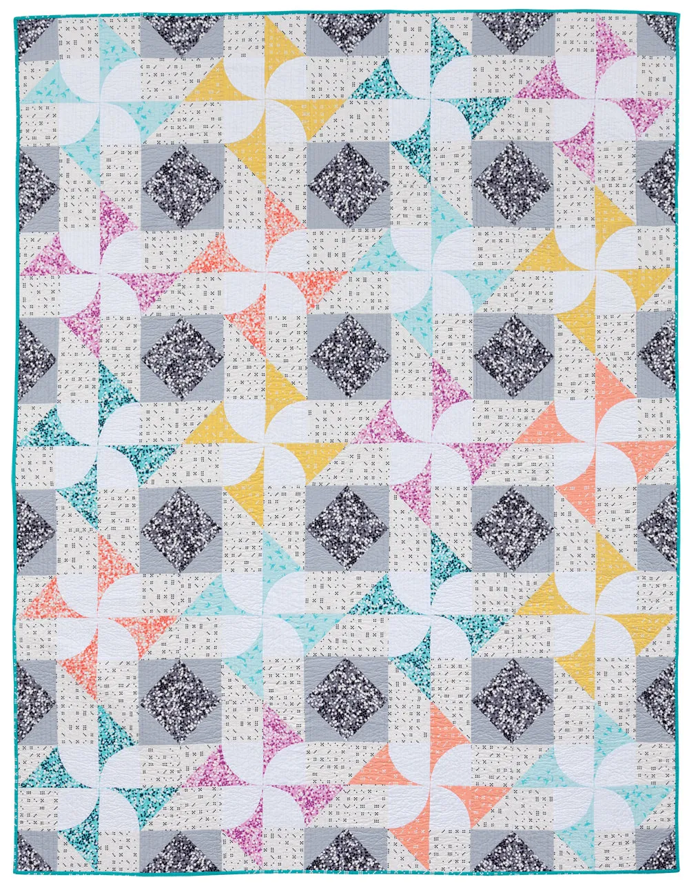 Tilt-a-Whirl {Handmade Quilt by Amy Ellis}