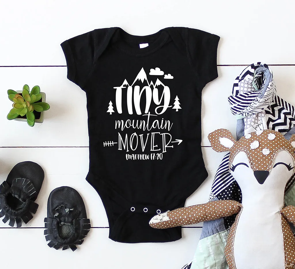 Tiny mountain mover bodysuit