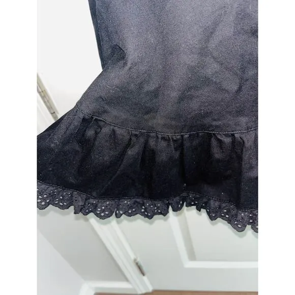 Tripp NYC Women's Steampunk Lace Bodice Dress Cold Shoulder Black Size xl