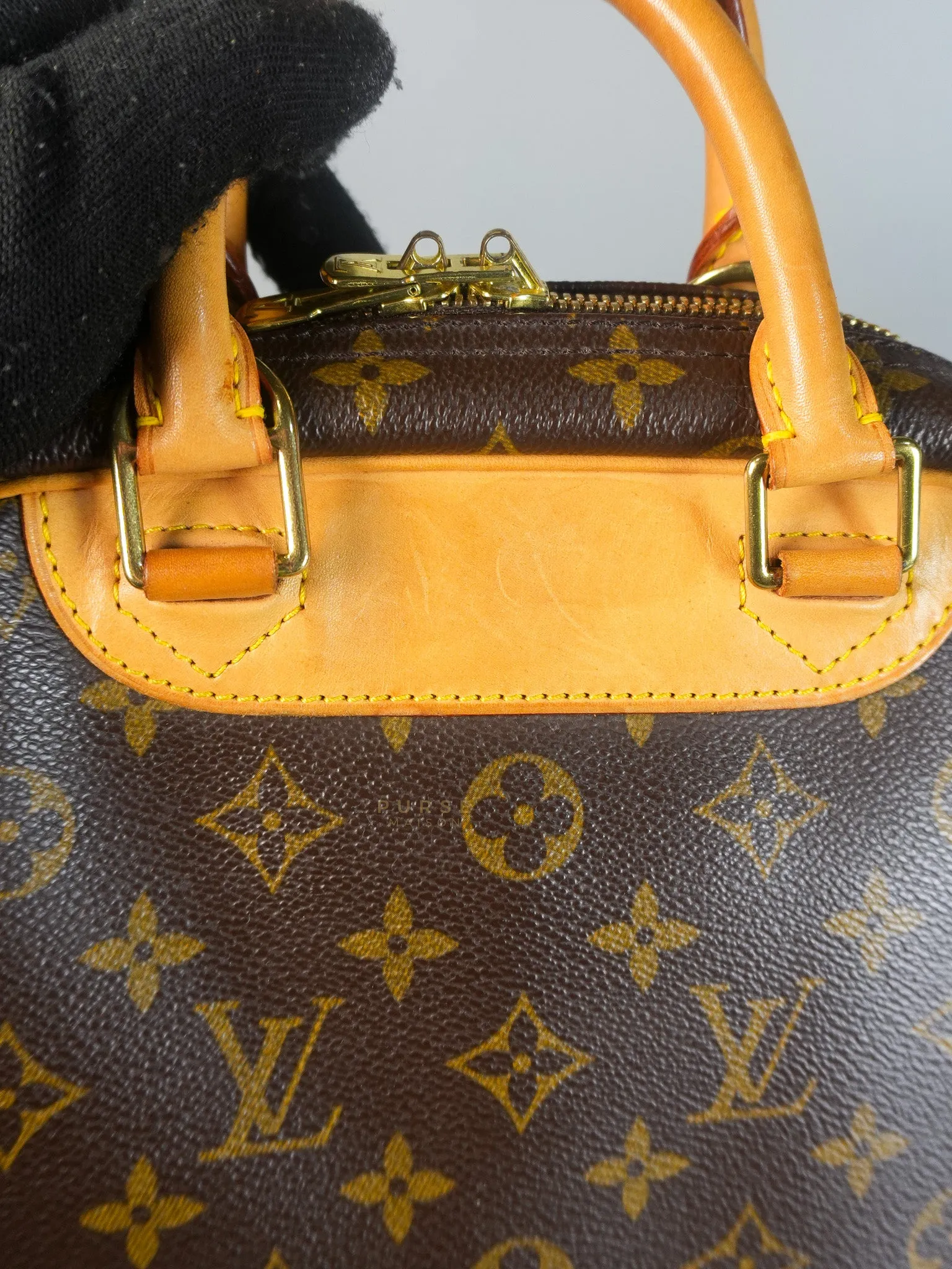 Trouville Monogram Canvas Top Handle (Date Code: SD1014)