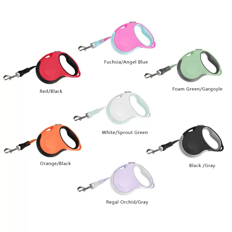 True Love Retractable Dog Leash TLL5001 - Suitable for Medium and Small Dogs -  White/Sprout Green