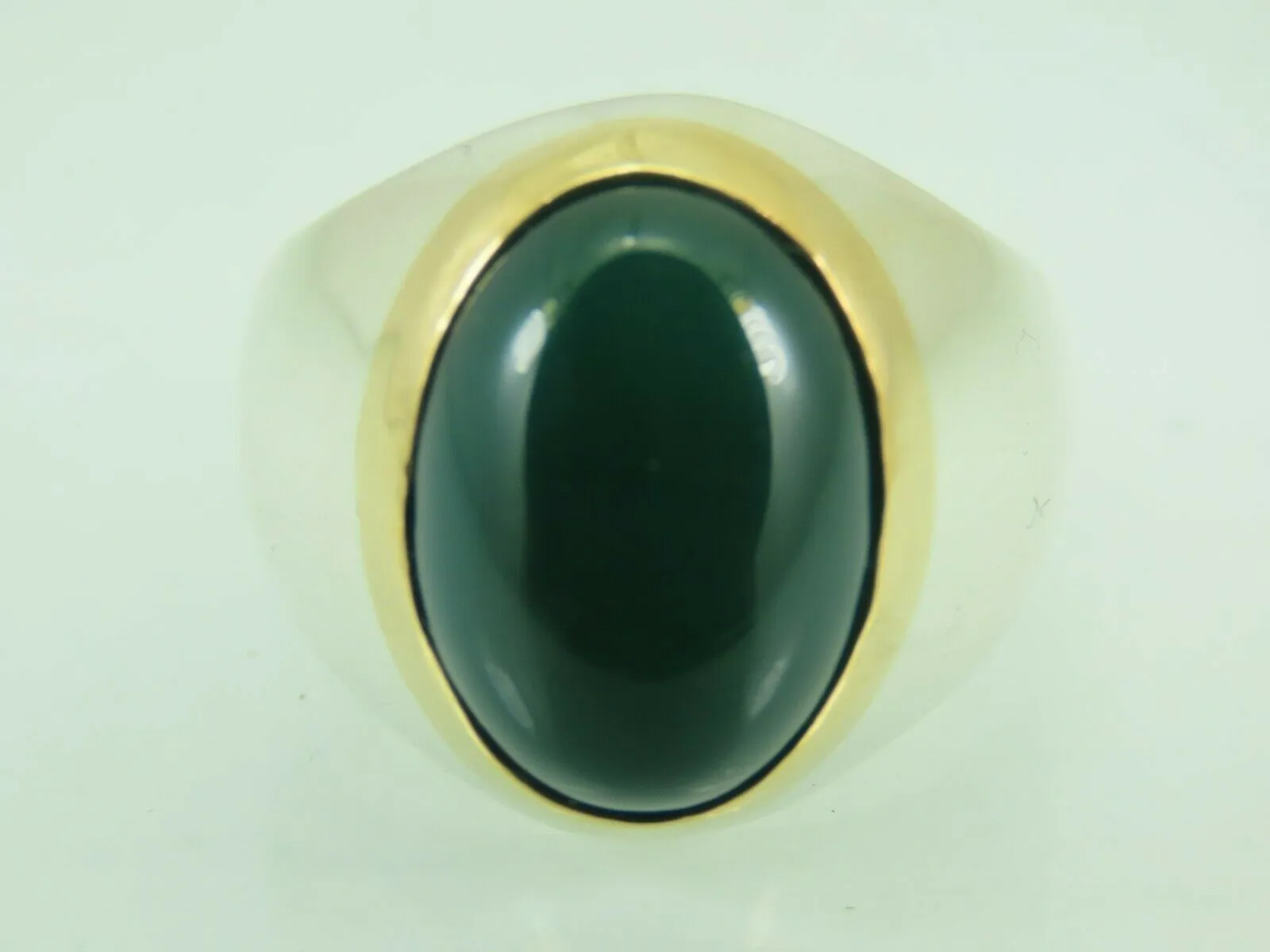 Turkish Handmade Jewelry 925 Sterling Silver Agate Stone Mens Rings