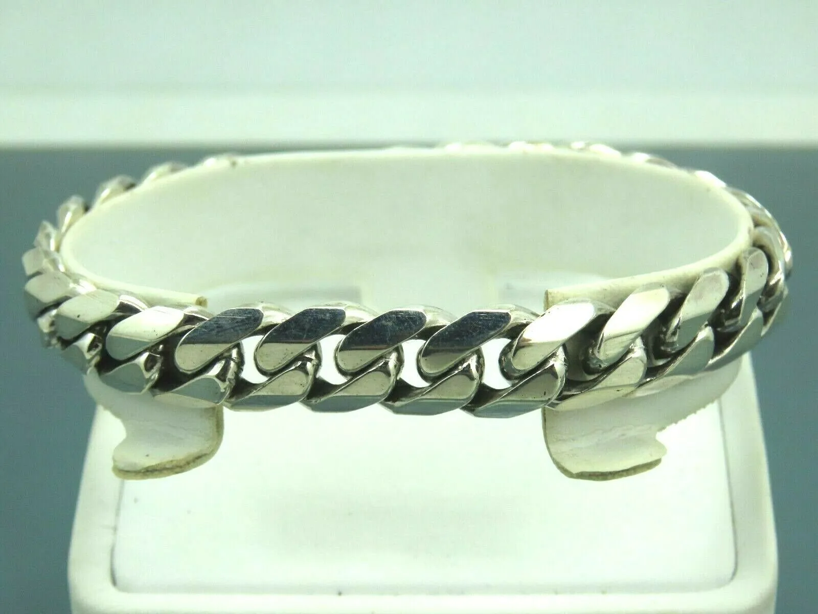 Turkish Handmade Jewelry 925 Sterling Silver Pallet Design Unisex Chain