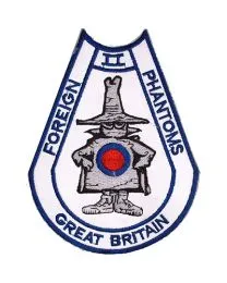 US Military USAF Great Britain Foreign Phantoms II Patch