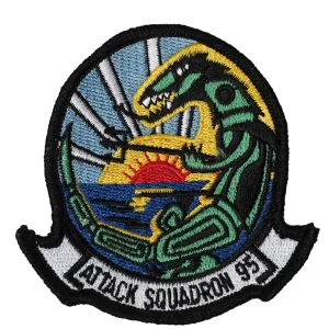 US Military USN Attack Squadron 95 Iron On Patch