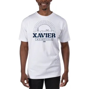 USCAPE Xavier University Old School Short Sleeve Tee, White