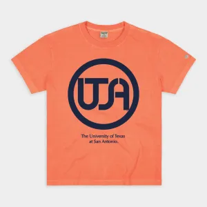 UTSA 1970s Vintage Circular Logo Vintage Heavyweight Tee