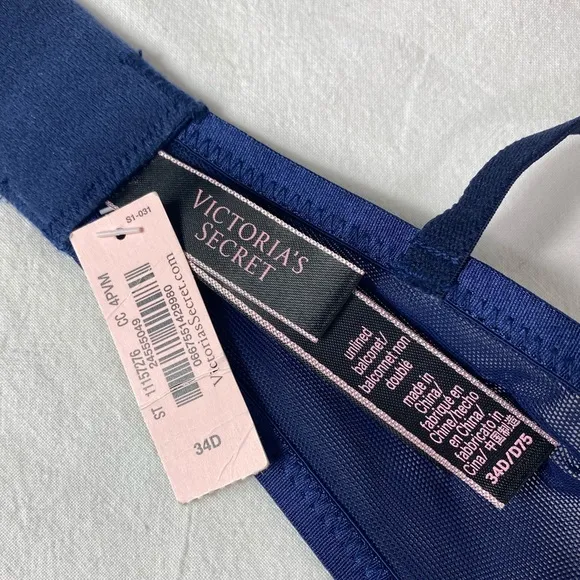 Victoria’s Secret Blue Dragon Lace Balconet Bra
