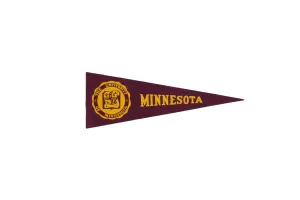 Vintage University of Minnesota Felt Flag