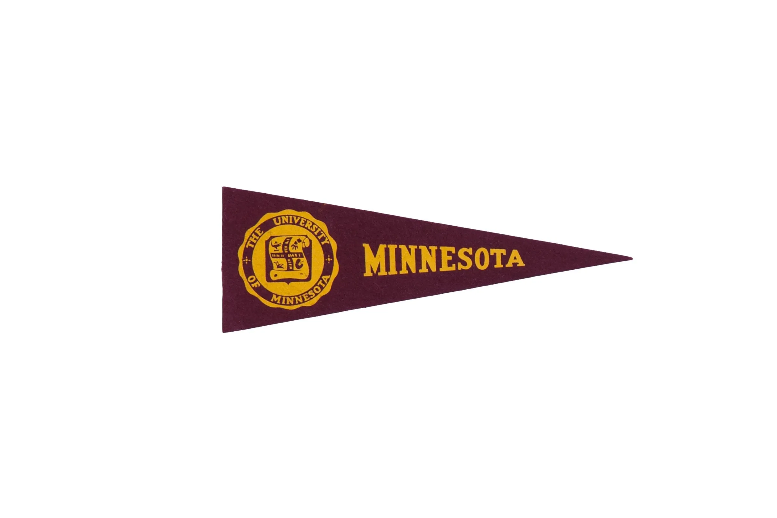 Vintage University of Minnesota Felt Flag