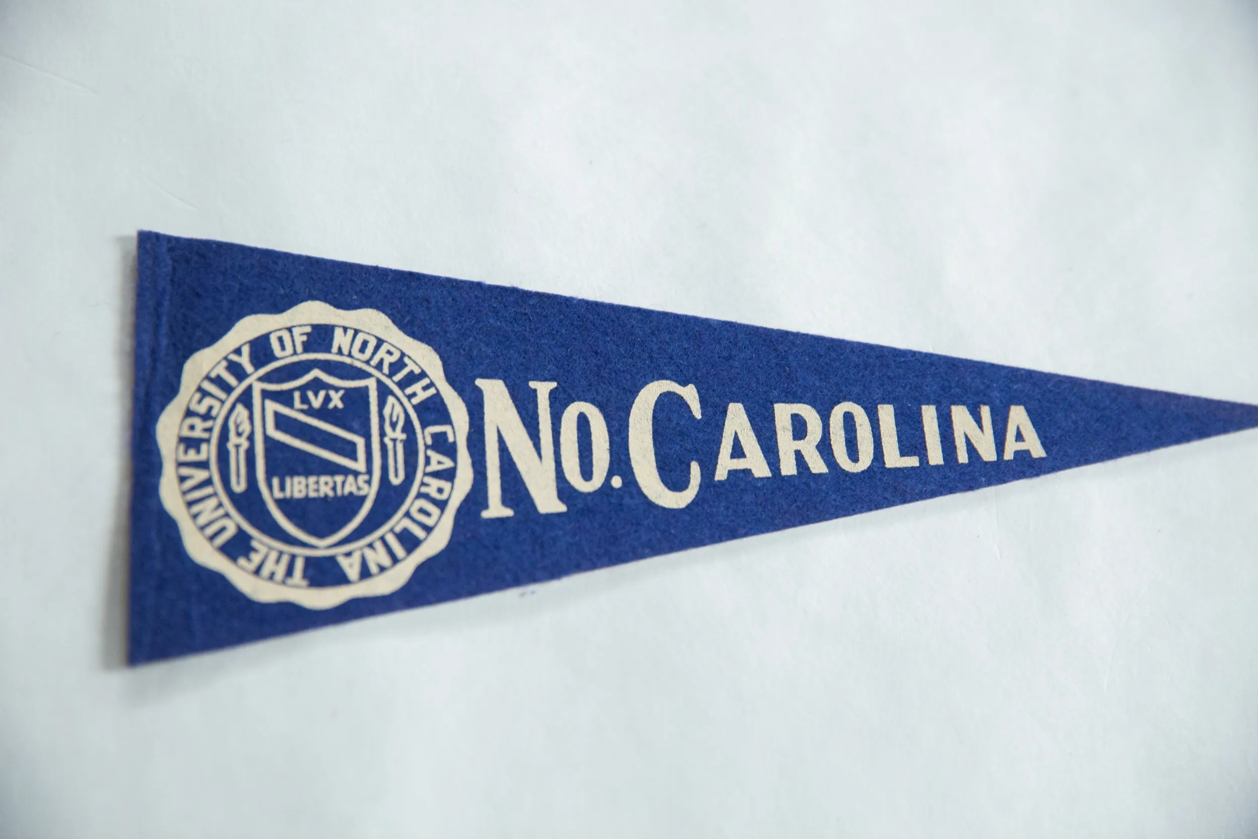 Vintage University of North Carolina Felt Flag
